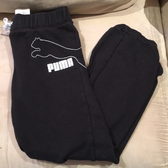 Puma Other - Puma Girls Size L sweatpants Black no pockets